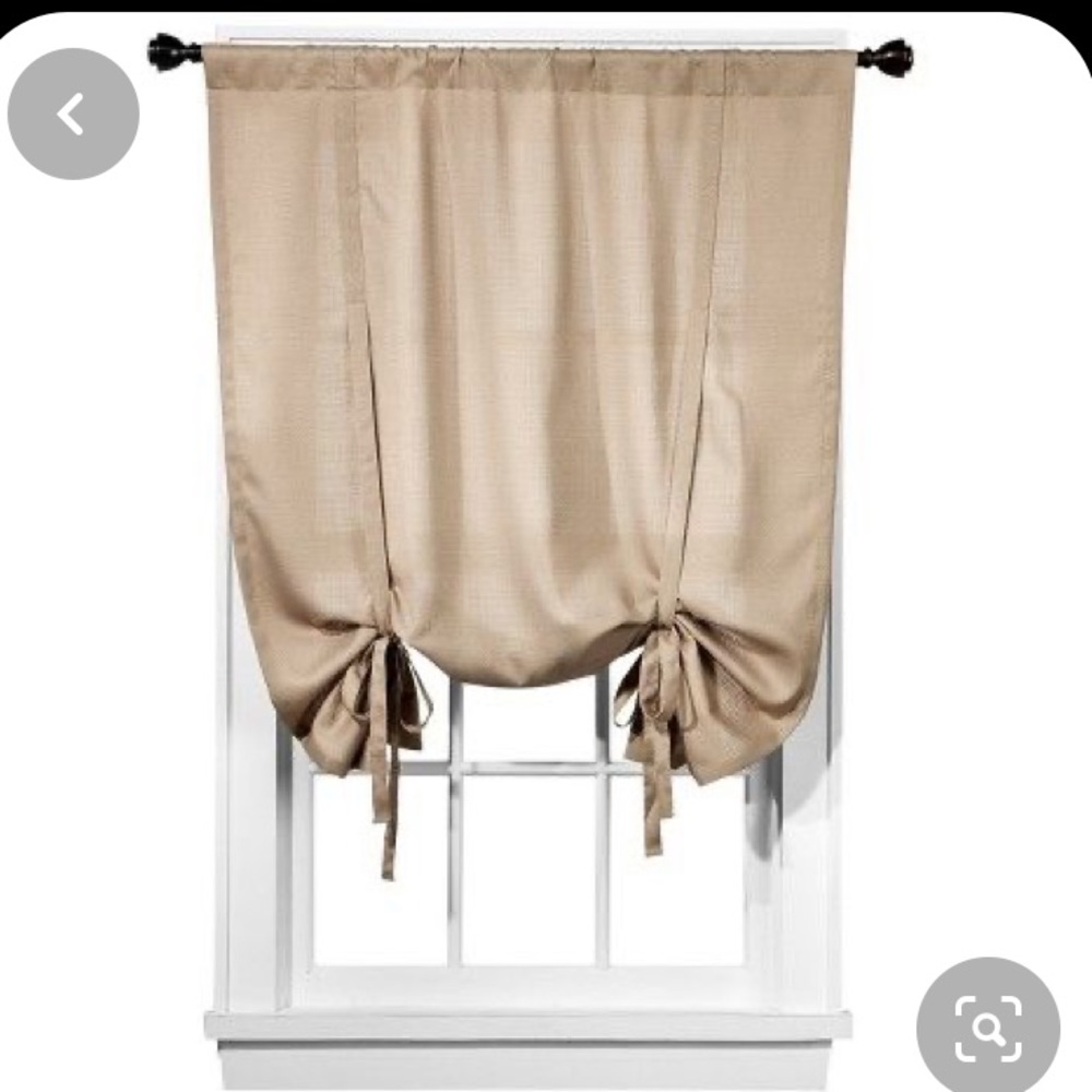 Room Essentials Tie-Up Shades Tan Chesapeake Color